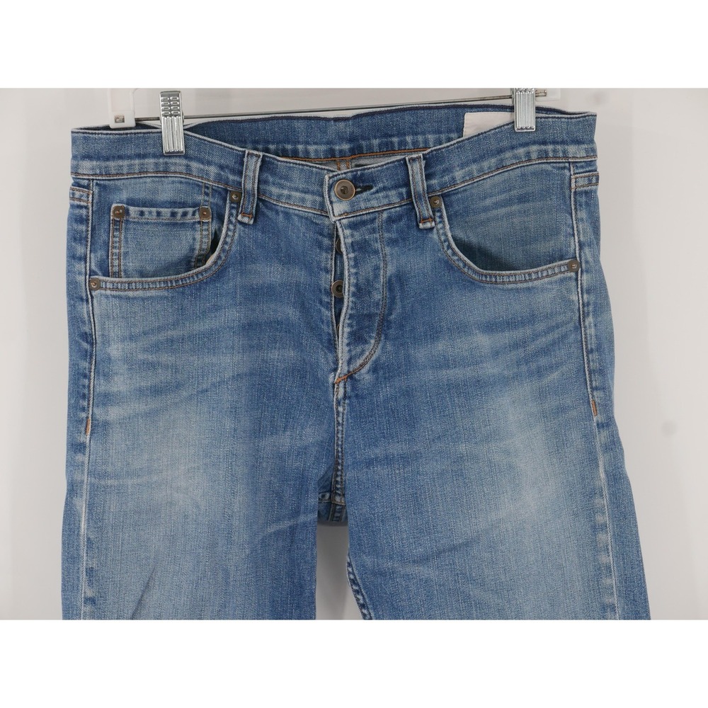 Rag & Bone Standard Issue Fit 3 Jeans Blue Slim Straight Leg Denim Men's 32x30